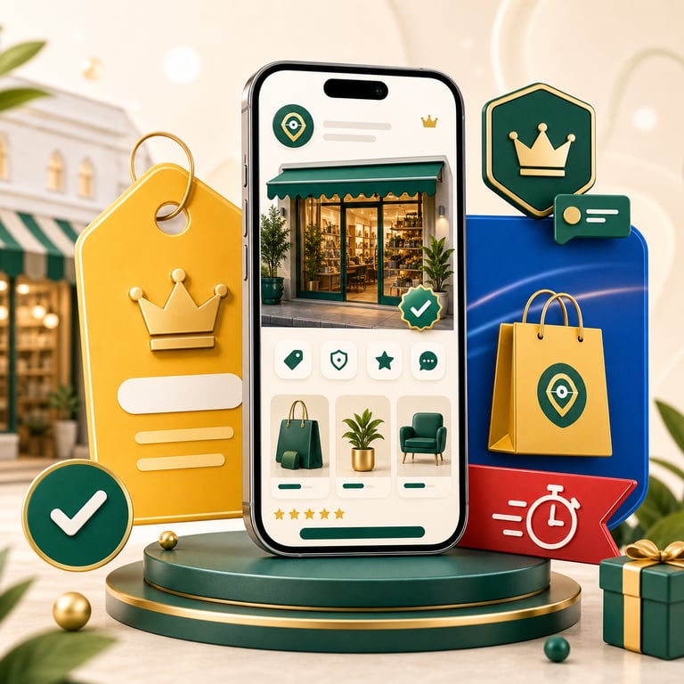 تجربة صفحة بريميوم للمحلات