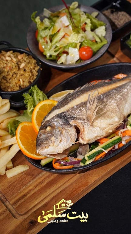بيت سلمى… طعم البحر على سفرة راقية 😍🐟✨