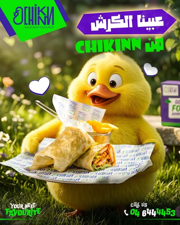 Photo by Chikinn Restaurant on March 24, 2026. May be an image of chicken, poster and text