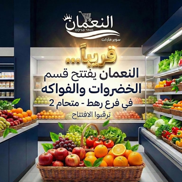 Photo by سوبر ماركت النعمان رهط 2 in רהט דרום מתחם 2. May be an image of fruit, kitchenwar