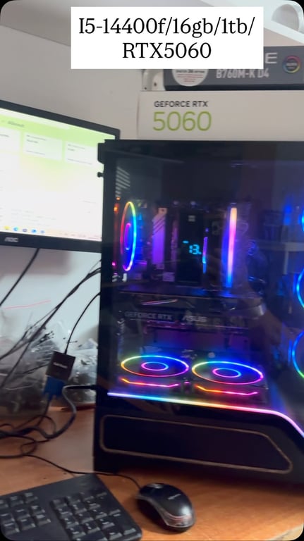 I5-14400f/16gb/1tb/ RTX5060