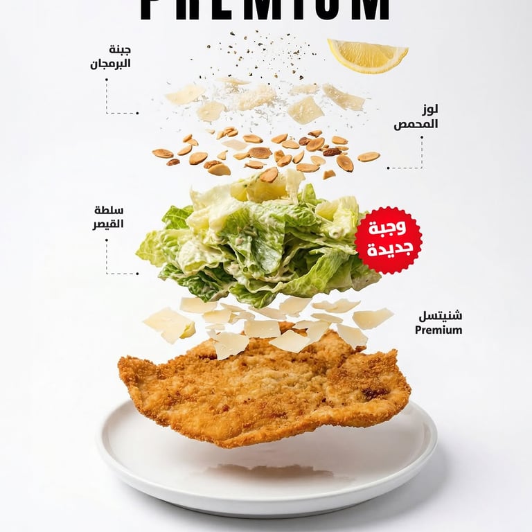 جديد جديد في ذا اكس 😍 شنيتسل PREMIUM شاركوا الوجبة لاصحاب واحكولهم بكرا الغدا عليك