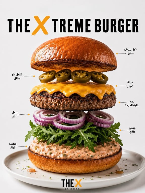 New Burger - The X treme Burger 🍔🔥
