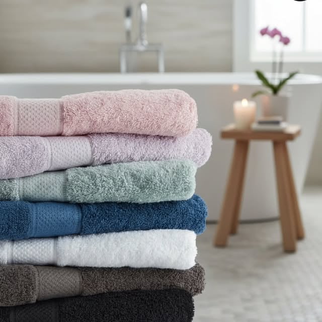 Photo by For You on April 12, 2026. May be an image of towel rack, bathmat and text.