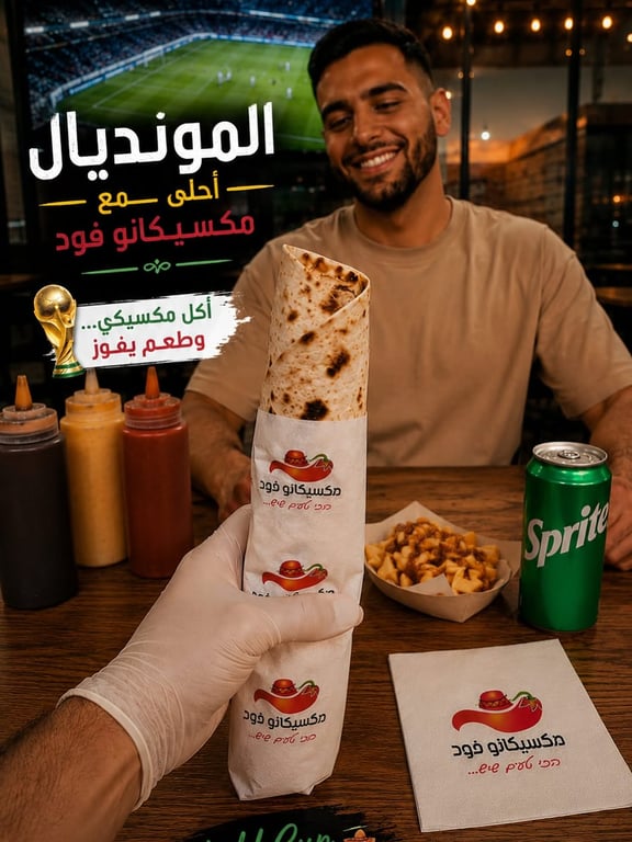 ⚽ المونديال أحلى مع مكسيكانو فود! 🌯�