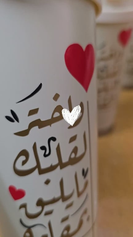 مش كل كاسة حرارية بتلائم ذوقك… بس اللي عندنا معمولة حسب طلبك🤩😍🥰