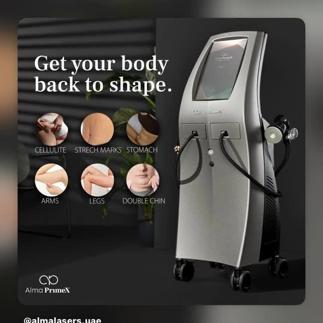 وصل لعندنا بمركز Eileen Beauty Clinic أحد أقوى أجهزة العالم لنحت وشد الجسم ✨ Alma PrimeX ت