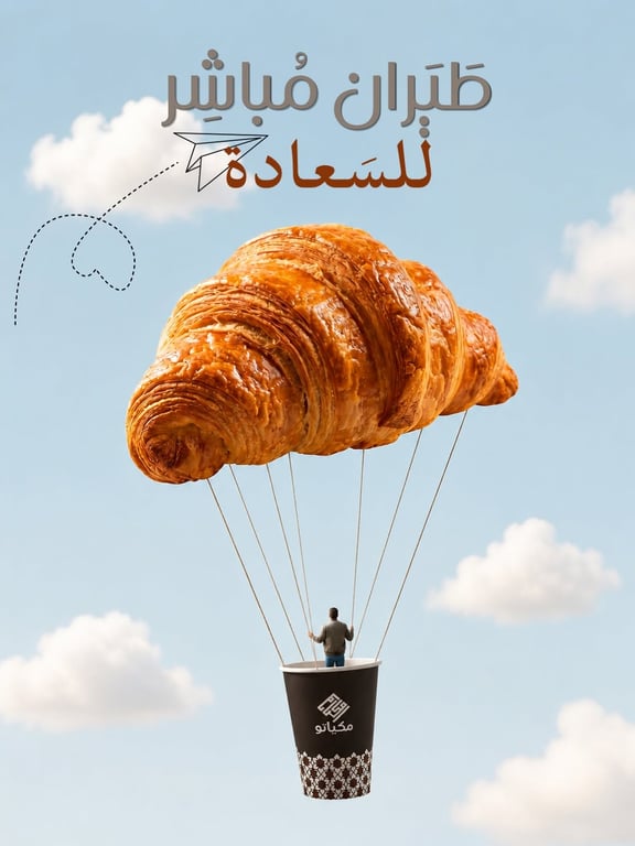 ✨ خلّيك فوق الغيوم… مع مكياتو