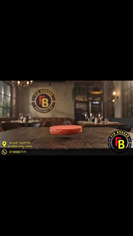 🍔 برغر روما من Fix Burger… لما الجودة بتلتقي بالطعم! 🔥
