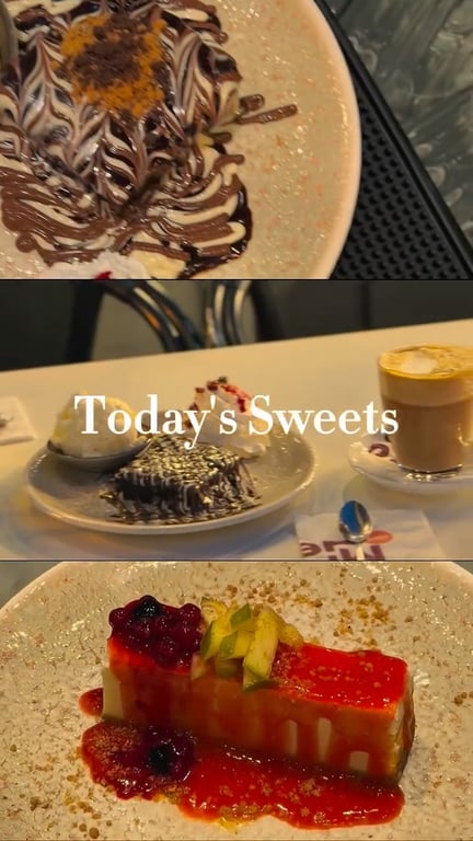 لأن الحلو بيكمّل اليوم ✨ أطيب الحلويات بانتظاركم بالكافي 🤍
